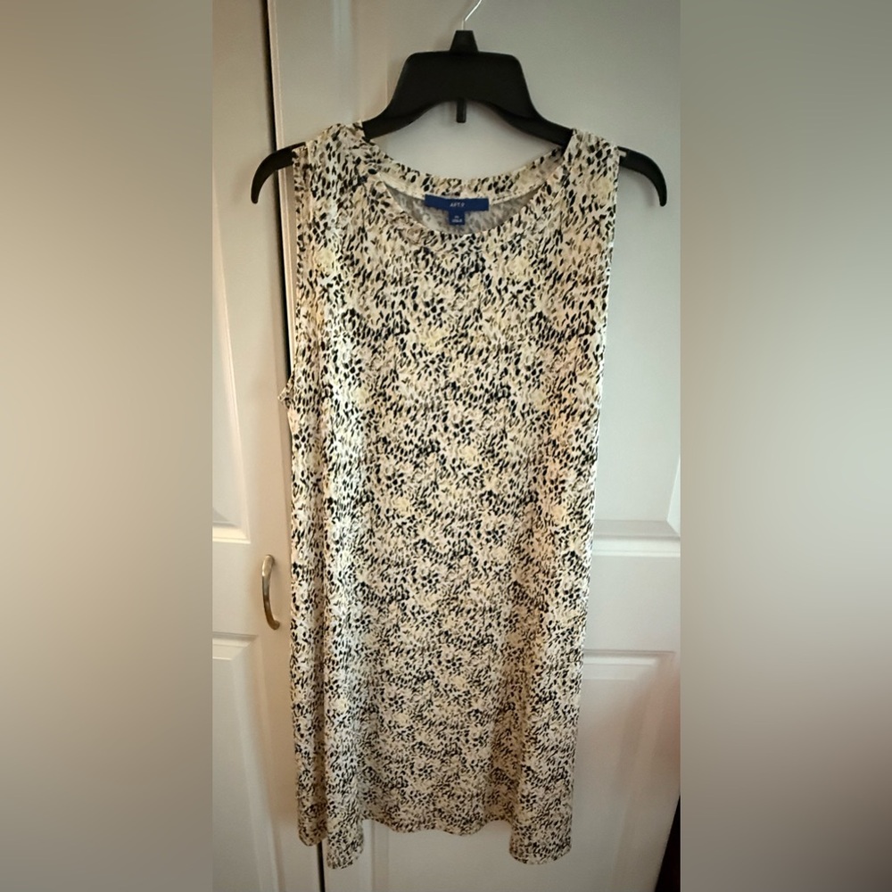 White and black and yellow Apt. 9 dress with a touch of whimsy #whimsygoth